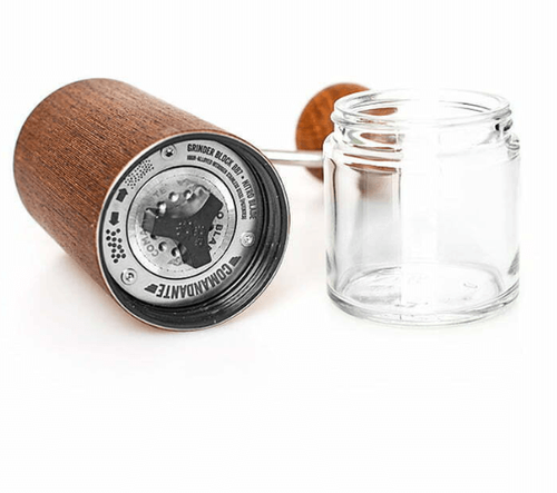 מיכל זכוכית חום לקפה למטחנת קומנדנטה Comandante Bean Jar