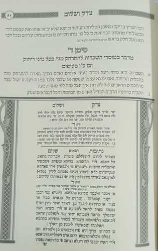 צדק ושלום