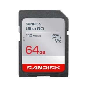 כרטיס זיכרון SanDisk SD Ultra GO 64GB 140MB/S SDSDUGN-064G-GN6IN