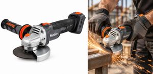 משחזת זוית נטענת 18V [ גוף בלבד ] מקצועית "5 BRUSHLESS HUNTER 100411-020