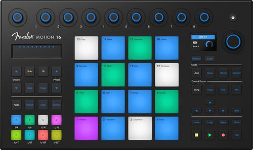 זווית נוספת fender studio motion 16 controller