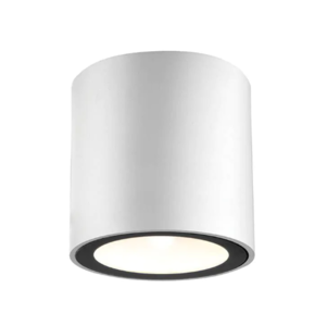 צילינדר צמוד תקרה IP65 10W LESS לבן semicom