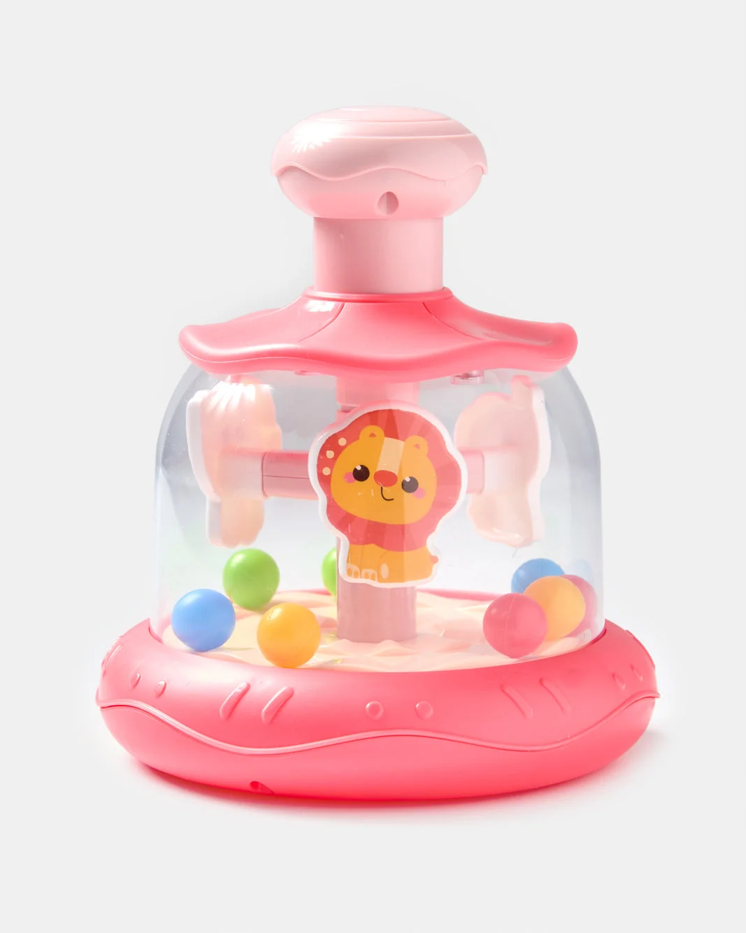 קרוסלת כדורים לתינוקות Pit Toys - ורוד