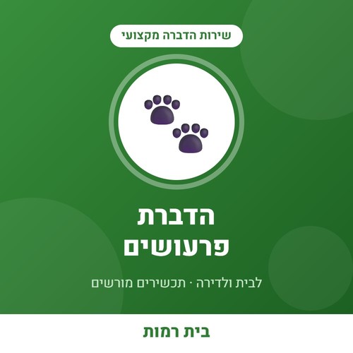 שירות הדברת פרעושים בדירה - בית רמות