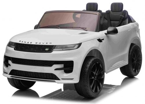 ג'יפ ממונע לילדים 24V דו-מושבי Land Rover Range Rover Sport עם שלט רחוק וגלגלי EVA - לבן
