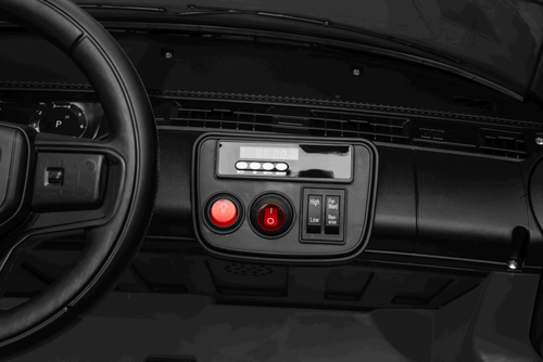 ג'יפ ממונע לילדים 24V דו-מושבי Land Rover Range Rover Sport עם שלט רחוק וגלגלי EVA - שחור