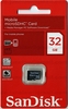 כרטיס זיכרון SanDisk Micro SDHC 32GB SDSDQ-032G