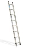 סולם אלומניום יחיד נשען שלבים רגילים לשימוש ביתי -(יבוא) תוצרת גרמניה - 11 שלבים