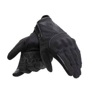 כפפות רכיבה חורף בשילוב עור שחור – DAINESE UDINE WP