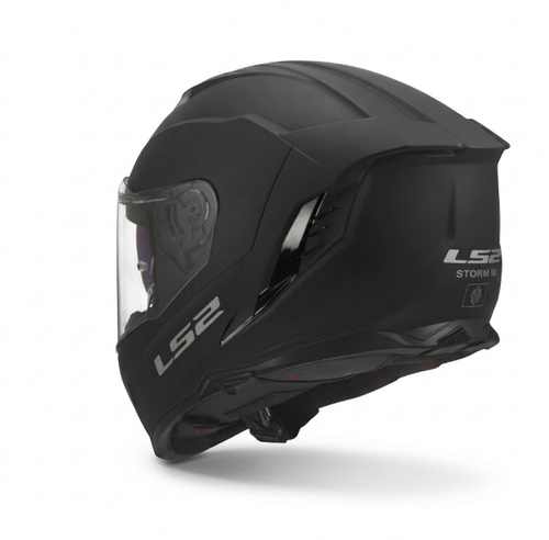 קסדה מלאה מדגם LS2 FF818 Storm III-צבע שחור מט