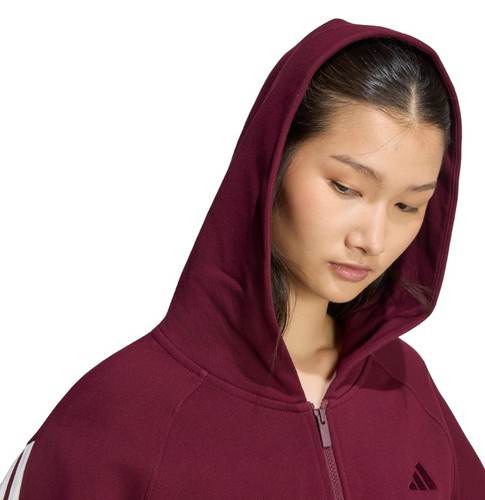 קפוצ'ון אדידס adidas Kit 3-Stripes Full Zip Hoodie | נשים
