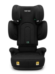 בוסטר גב צר במיוחד מתקפל עם איזו פיקס i-Size -Norvex- SlimFix-שחור