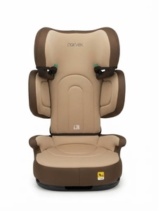 בוסטר גב צר במיוחד מתקפל עם איזו פיקס i-Size -Norvex- SlimFix- קפה 