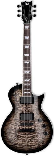 esp ltd ec-400 see-thru black sunburst electric guitar