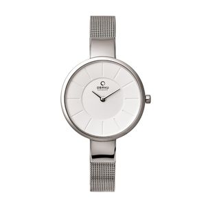שעון אובקו Obaku לאישה Sol-steel דגם V149LXCIMC2