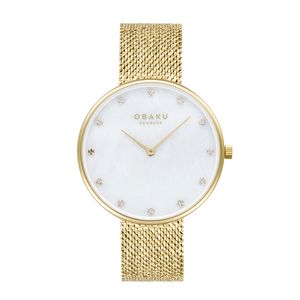 שעון אובקו Obaku לאישה דגם V288LXGWHG