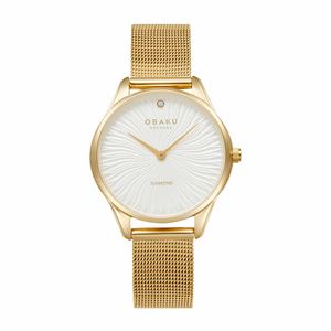 שעון אובקו Obaku לאישה Smykke דגם V297LXGIMG