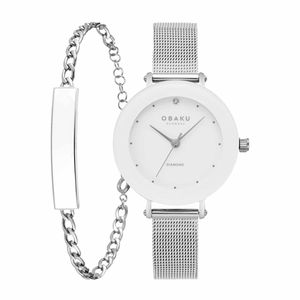 שעון אובקו Obaku לאישה Lilje דגם V299LXCWMC-EJBCW