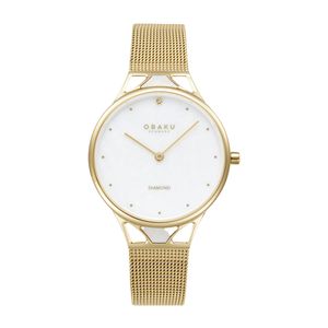 שעון אובקו Obaku לאישה דגם V302LXGWMG