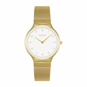 שעון אובקו Obaku לאישה Slank Lille דגם V306LXGWMG