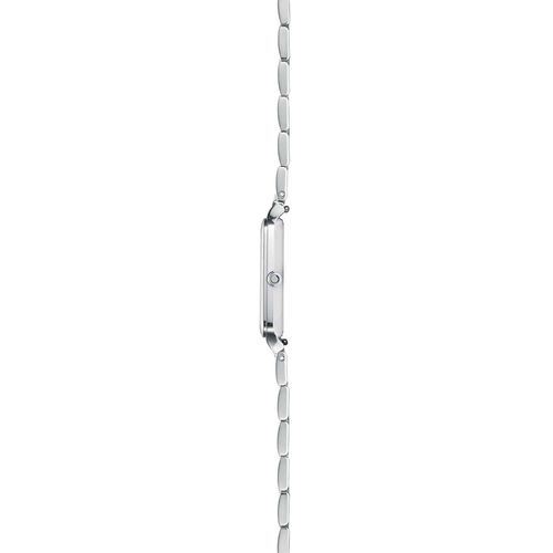 שעון OBAKU דגם V309LXCWSC לאישה לוח לבן רצועת פלדת אל חלד בצבע כסף – תמונה 3