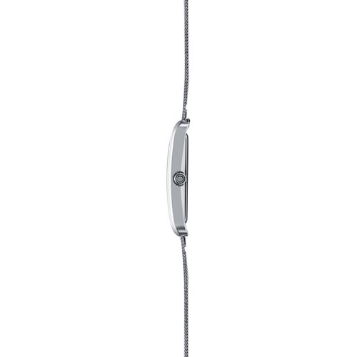 שעון OBAKU דגם V311LXCWMC לאישה לוח כסף רצועת פלדת אל חלד בצבע כסף – תמונה 2