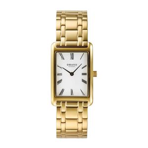 שעון אובקו Obaku לאישה Linde Cider דגם V311LXGWSG