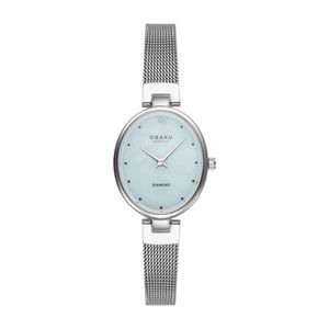 שעון אובקו Obaku לאישה Oval Sky דגם V312LXCMMC