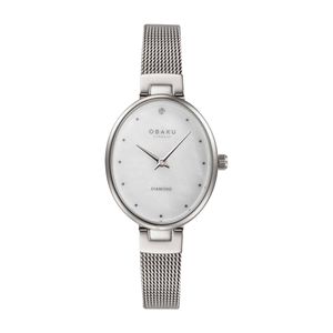 שעון אובקו Obaku לאישה Oval דגם V312LXCWMC