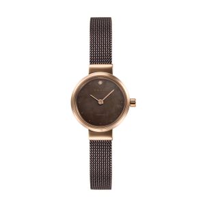שעון אובקו Obaku לאישה Blink Walnut דגם V313LXVNMN