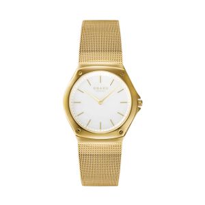 שעון אובקו Obaku לאישה Lagen Lille Gold דגם V316LXGWMG