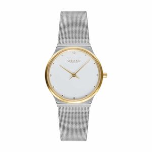 שעון אובקו Obaku לאישה Servietter Lille Butter דגם V319LXFWMC