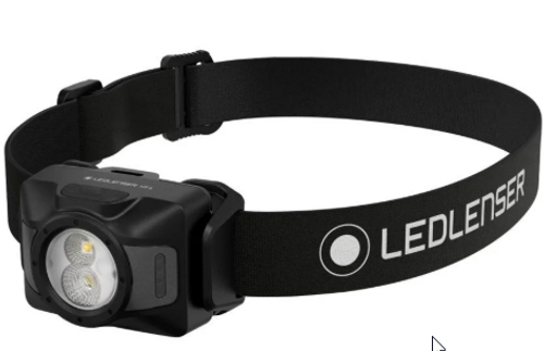 פנס ראש HF4R שחור 600 לומנס מבית Ledlenser