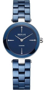 Bering 16629-707 לנשים קרמיקה 4 יהלומים וזכוכית ספיר