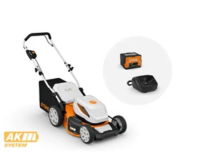 מכסחת דשא סטיל נדחפת RMA 348 36V + סוללת AK 20 ומטען AL 101 לשימוש ביתי