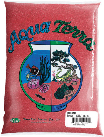 נייצרס אושן מצע חול טבעי אדום לדגי נוי 2.27 ק"ג - RED AQUARIUM SAND