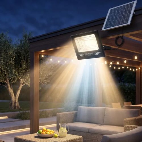 פנס הצפה סולארי מקצועי Dual-Light  300W – דגם TITAN-S300