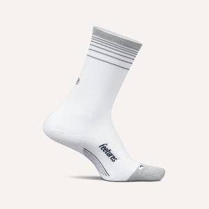 גרבי ריצה Elite Light Cushion Reflective Mini Crew White Flash