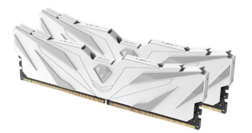 תמונת מוצר NETAC Shadow II WHITE — ערכת DDR5 32GB 2x16 עם סימוני 6000Mhz ו־C38