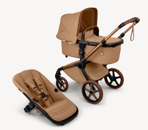 עגלת בוגבו פוקס 5 החדשה Fox 5 Bugaboo מתקפלת בקלות ביד אחת עם העריסה מהדורה מוגבלת Stella McCartney
