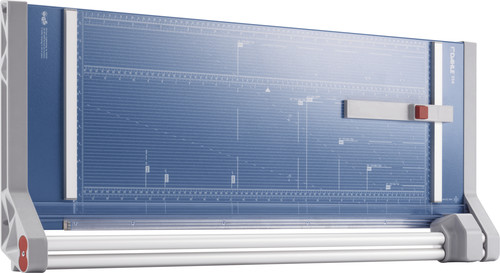 גליוטינה גלילית מקצועית DAHLE 554 – מבט מצד הלהב