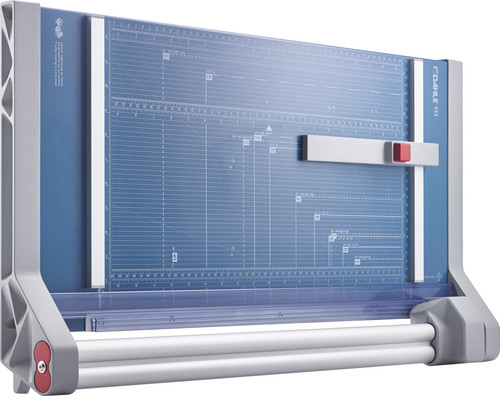 גליוטינה גלילית מקצועית DAHLE 552 – מבט מצד הלהב