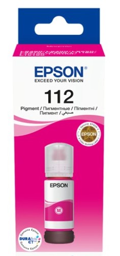 בקבוק דיו מג’נטה EPSON EcoTank 112
