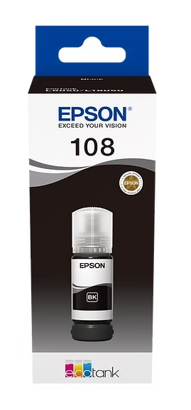בקבוק דיו שחור 108 ECOTANK BLACK INK BOTTLE