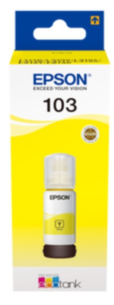 בקבוק דיו צהוב 103 ECOTANK YELLOW INK BOTTLE