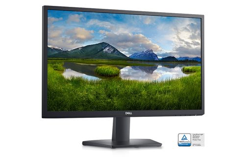 מסך Dell SE2422H – מבט אלכסוני מהחזית עם הבסיס