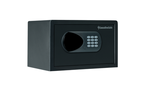 כספת אלקטרונית ExecutiveSafe ACS-3 – מבט קדמי בזווית, דלת סגורה