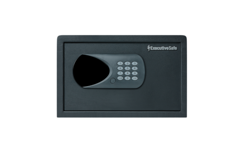 כספת ExecutiveSafe ACS-3 – מבט קדמי ישר עם מקלדת ולוגו