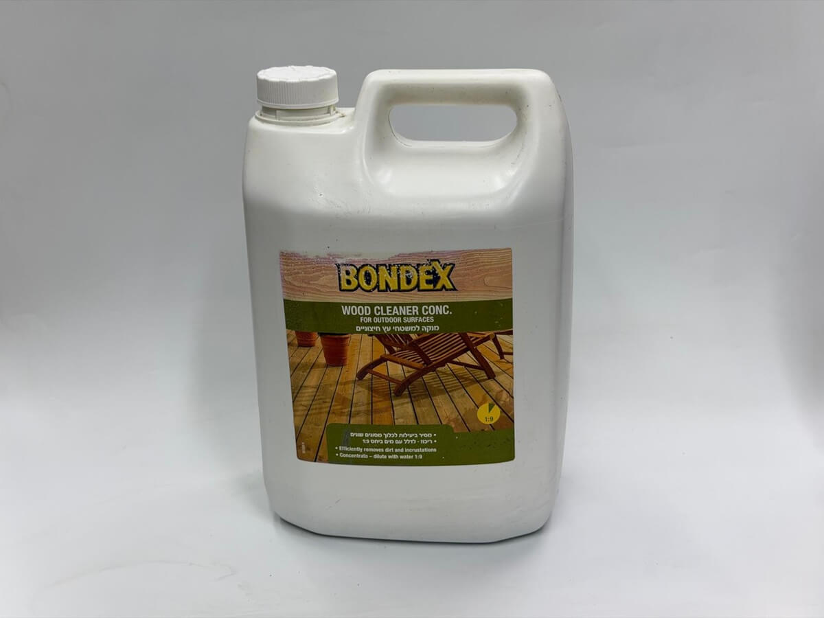 מנקה עץ Wood Cleaner גלון BONDEX