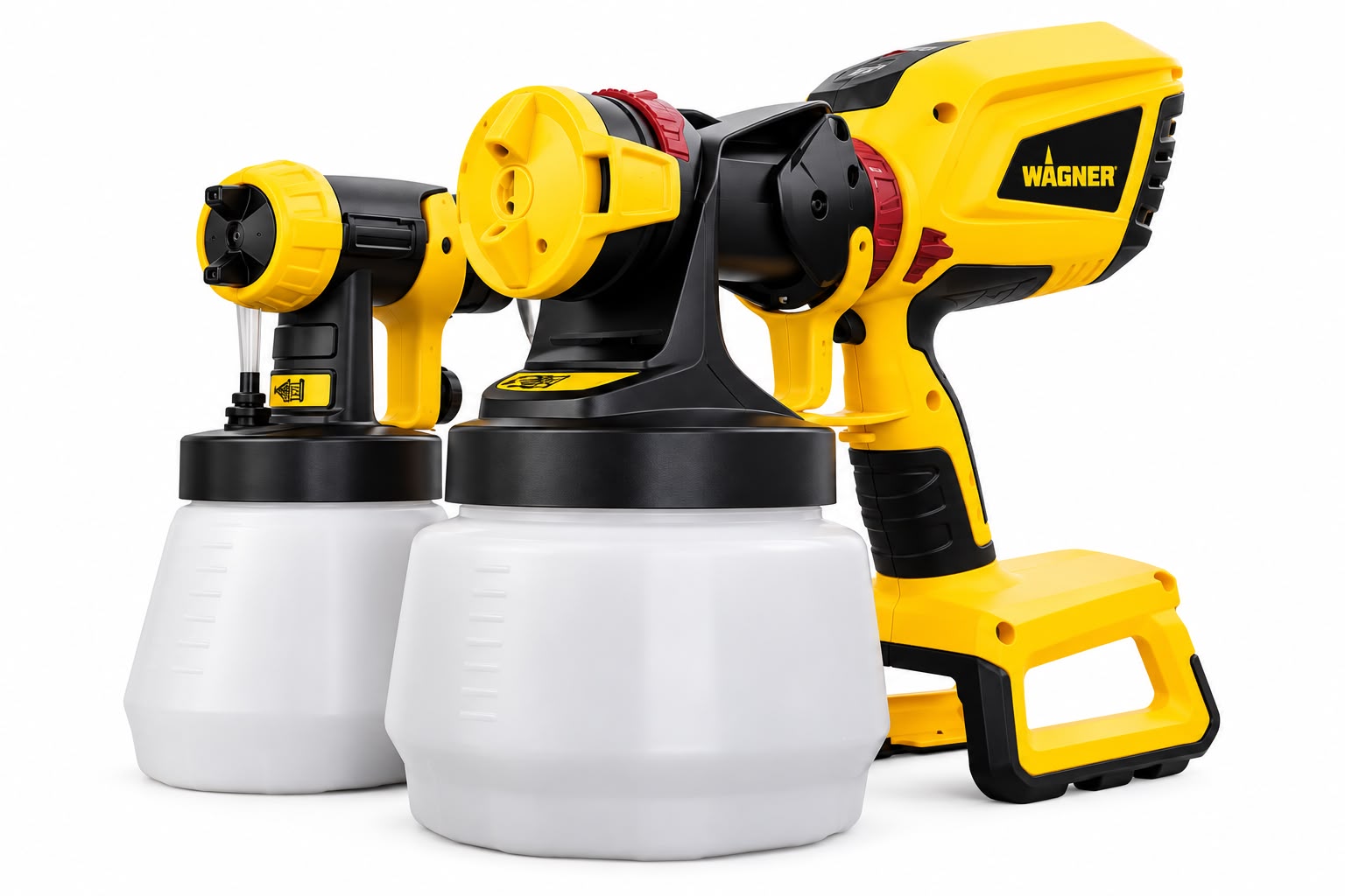 גוף מרסס צבע טורבינה נטען 18V WAGNER FLEXiO W600 – גוף ומכלים